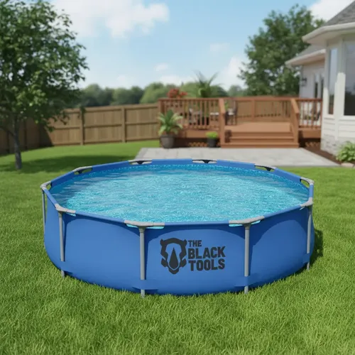 Piscina Redonda Estrutural Plástico 6500 Litros 3.60m