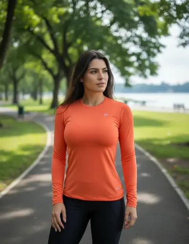 Camisas Térmica Feminina Voker Proteção Uv Bike Academia