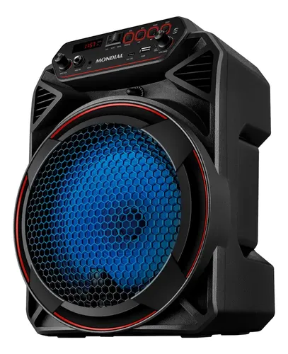 Caixa De Som Mondial Cm-150 Amplificada Connect Party Plus Cor Preto
