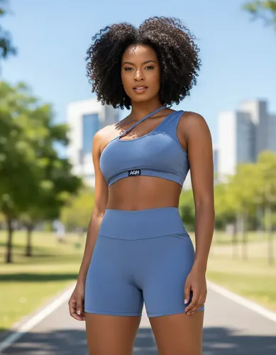 Conjunto Aqn Sport Feminino Poliéster Fitness Top