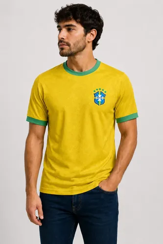 Camiseta Torcedor Copa Do Brasil Seleção 3d