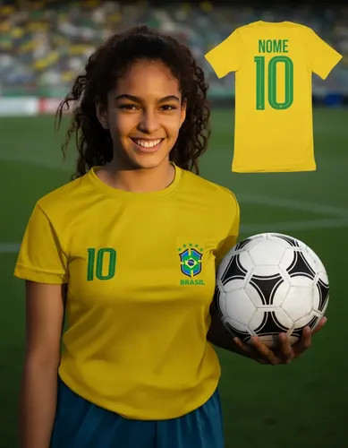 Camiseta Copa Brasileira Torcedor Nome E No Personalizado