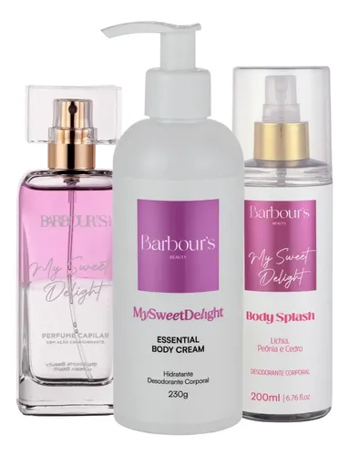 Body Splash Corporal Perfume Capilar My Sweet Delight Barbour's Beauty